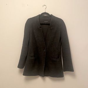 Club Monaco charcoal grey stretch knit blazer
